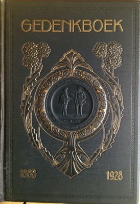 Wijnbeek, J. e.a. - GEDENKBOEK TER HERINNERING AAN HET 40-JARIG BESTAAN VAN DEN NEDERLANDSCHEN JONGELINGSVEREENIGINGEN OP GEREFORMEERDEN GRONDSLAG. 1988 - 1928.